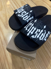 Chinelo Slide Streetwear Masculino Preto Estampado