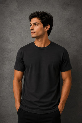 Camiseta malha texturizada