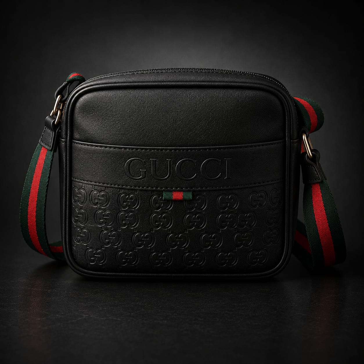 Bolsa transversal Gucci preta